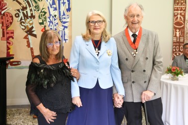 Mrs Dale Mary Garratt and Mr David Garratt and Dame Helen Winkelmann