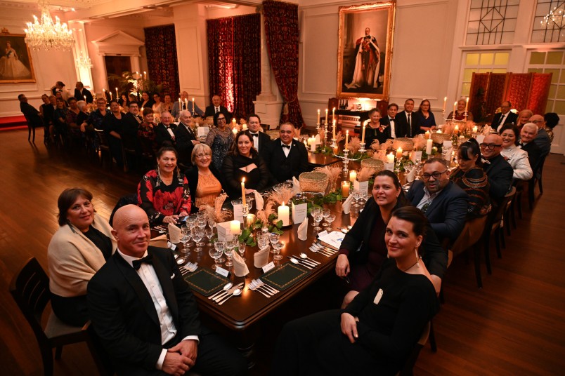 Iwi Forum guests at the Government House Matariki Dinner