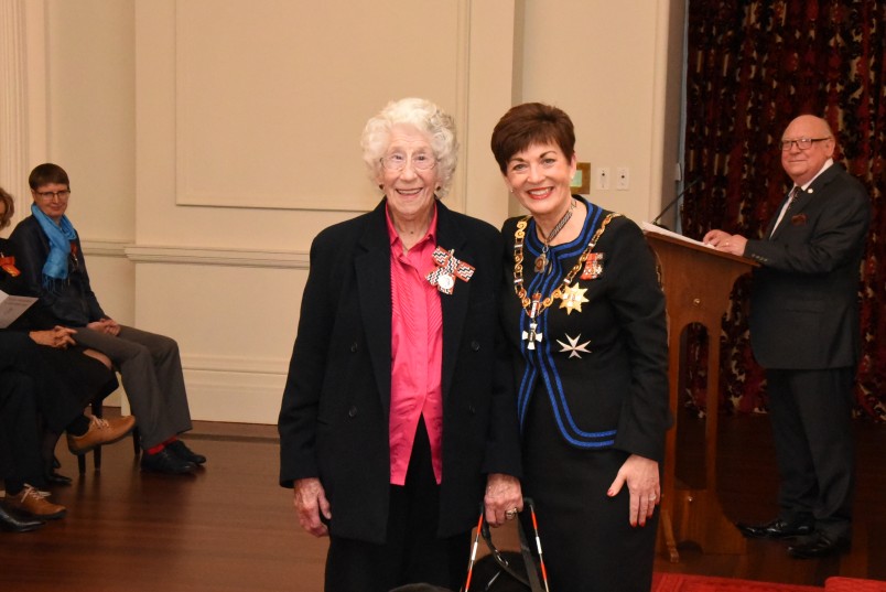 Image of Clarice Anderson, of Waipukurau, QSM, for services to the blind and seniors