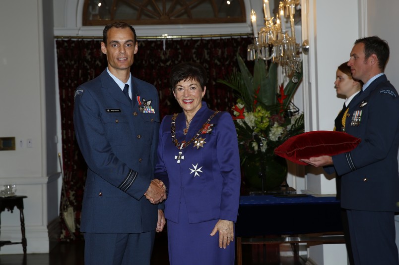 an image of Squadron Leader Rhys Evans, DSD for services to the New Zealand Defence Force