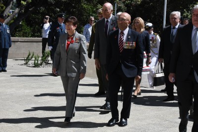an image of Dame Patsy and Hon Ron Mark, Minister of Defence