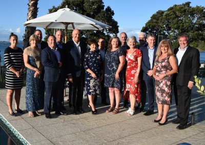 Image of uests at the dinner for the Chief of Navy, Rear Admiral John Martin at Paihia