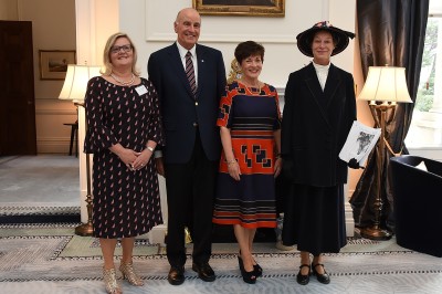 an image of Susie Staley, Their Excellencies and Anne Chamberlain