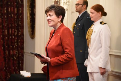Image of Dame Patsy Reddy speaking