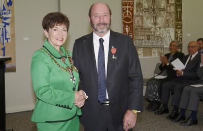 Image of Calven Bonney and Dame Patsy Reddy