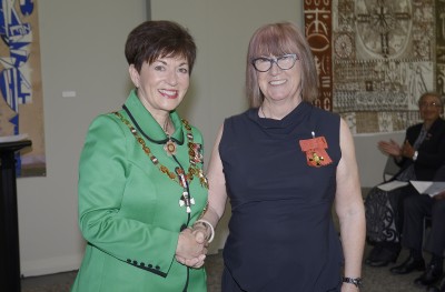 Image of Helen Pollock and Dame Patsy Reddy