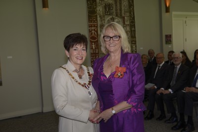 Mrs an image of Sonia Chambers, of Auckland, MNZM for services to people with disabilities