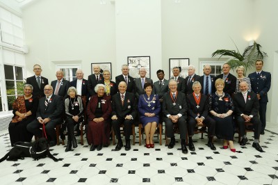 an image of Their Excellencies with the 16 May 2018 AM recipients