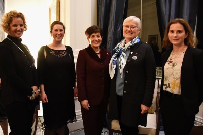 an image of Dame Patsy with Wendy Saunders, Jessie Prebble, Wendy Nelson and Deirdre Hart