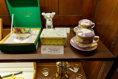 Image of treasures in the display cabinets