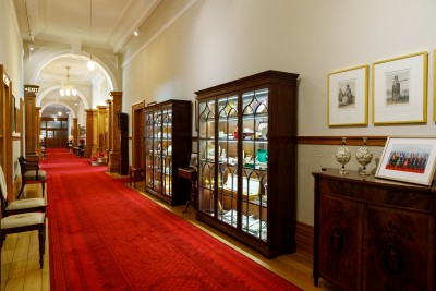Image of the Main Hallway looking west