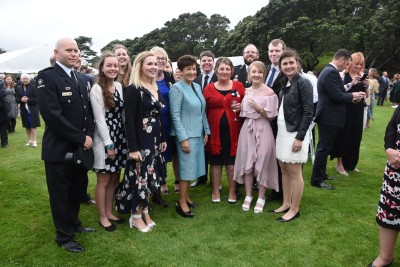 The Governor-General, The Rt Hon Dame Patsy Reddy and guests.