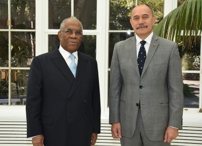HE Dr Fidelino Figueiredo, the Ambassador of the Republic of Angola.