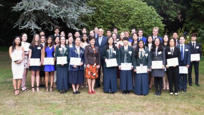 Their Excellencies with top IB scholars.