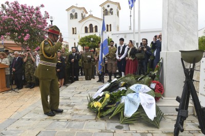 New Zealand Commemorative Service at the Crete New Zealand Monument at Galatas.